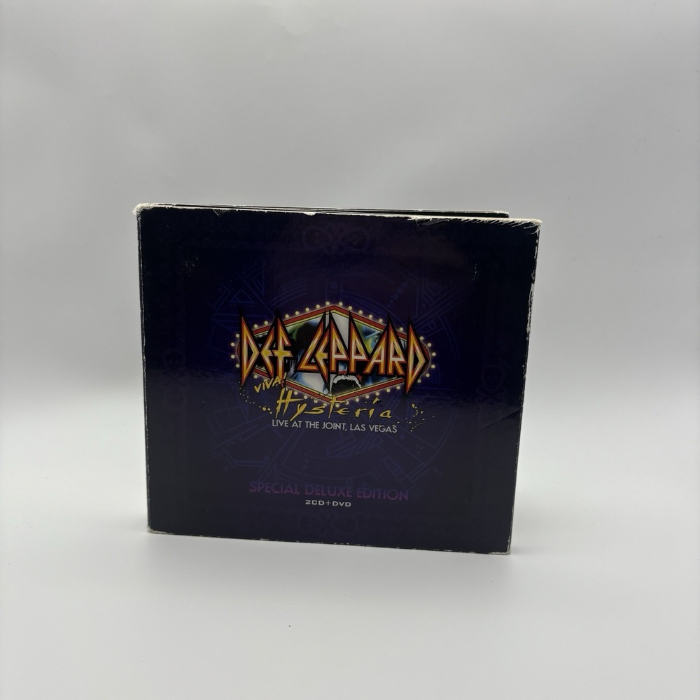 Def Leppard Viva Hysteria Live at the Joint 2 CD + DVD Disc Set Combo